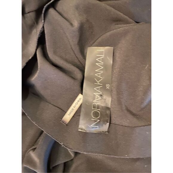 Norma Kamali Scoop Neck Diagonal Flared Dress Sz. XS - Picture 8 of 10